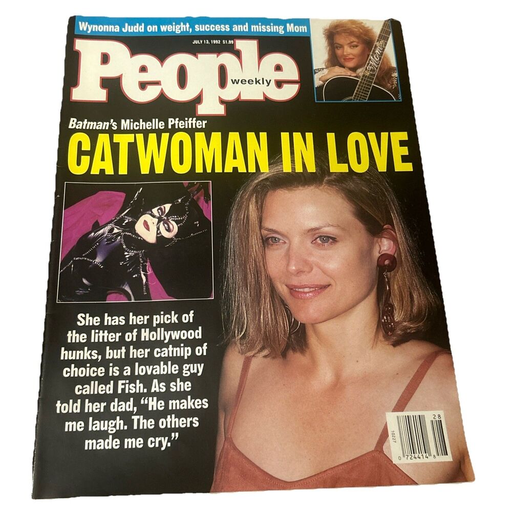 People Weekly Magazine July 1992•Catwoman•Michelle Pfeiffer
